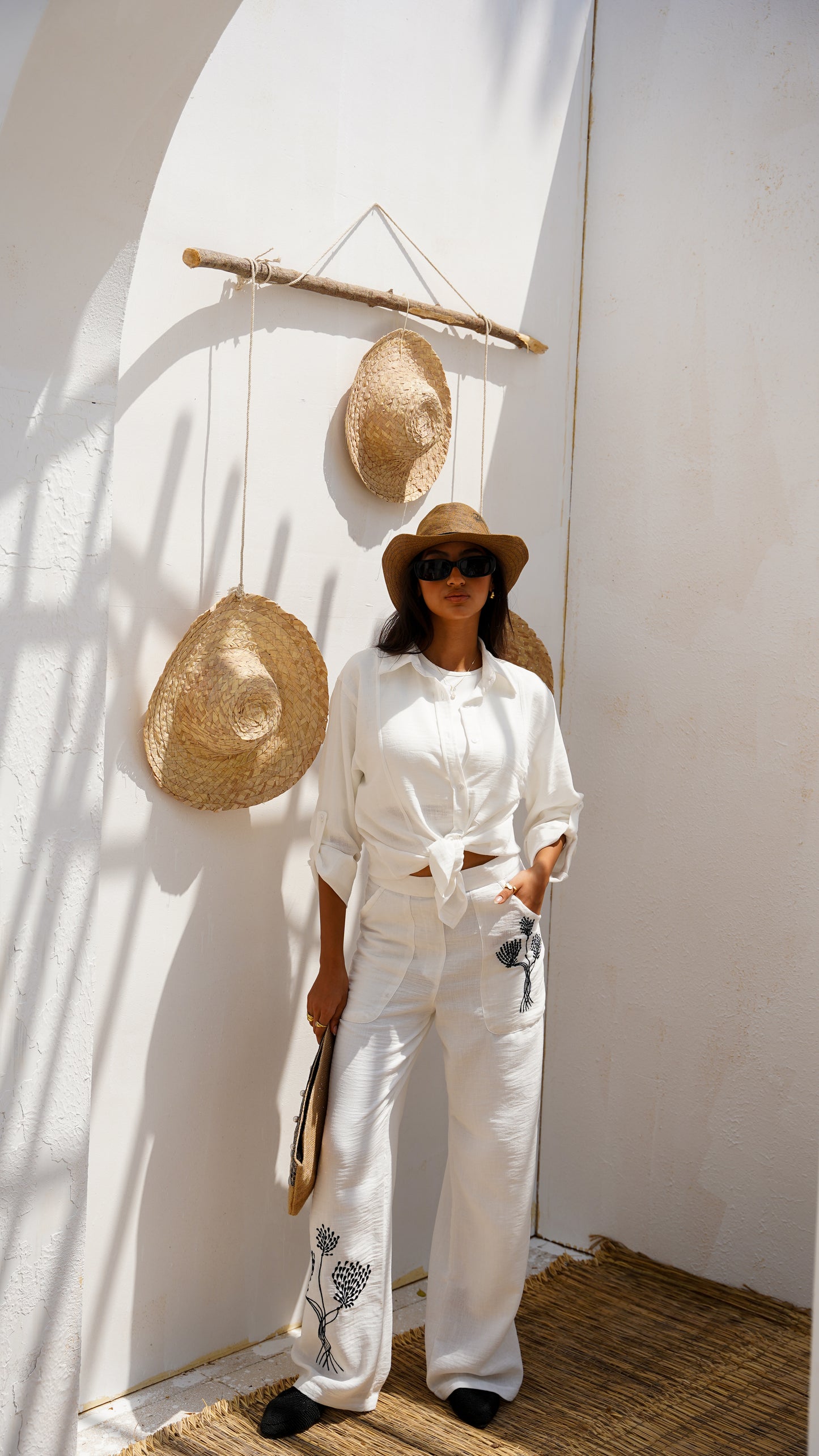 White Vendy Pants